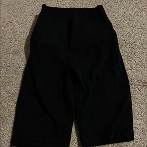 SET OF 2 Women's Black High-Waisted biker Shorts from aritzia